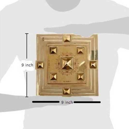 Navgrah Pyramid Yantra Vastu Plate