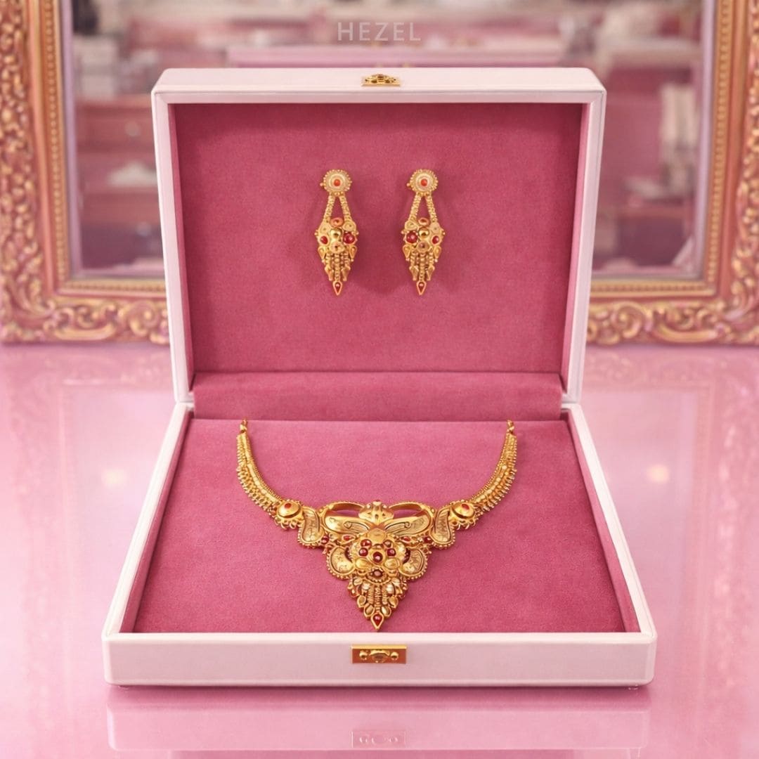 Regal Heritage Gold-Tone Necklace Set