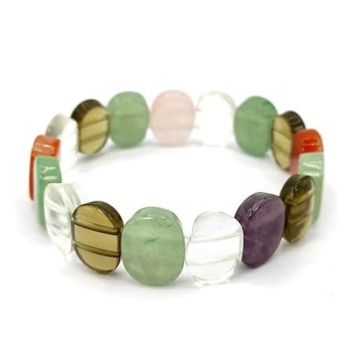 Multi Colour Round Beads Bracelet