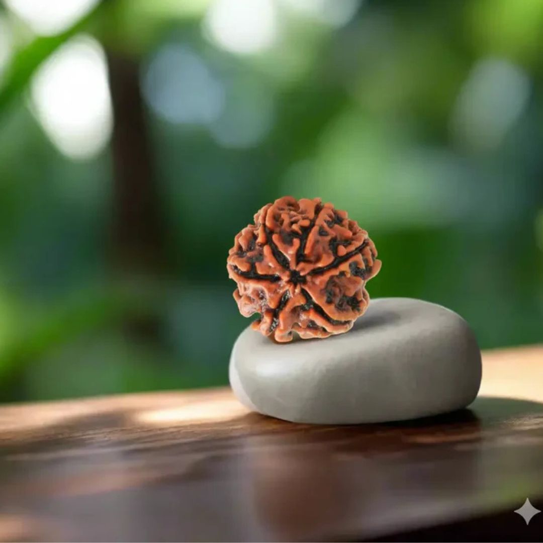 6 Mukhi Rudraksha Bead
