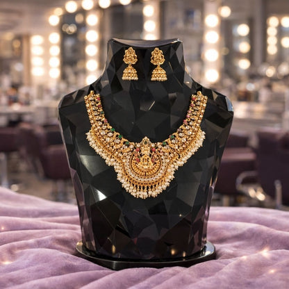 Rani Shringar Gold Necklace Set