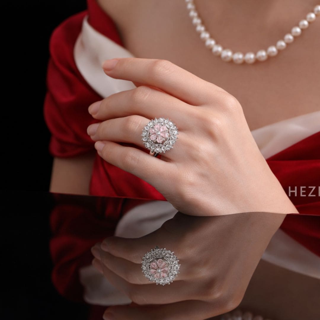 Radiant Halo Solitaire Ring