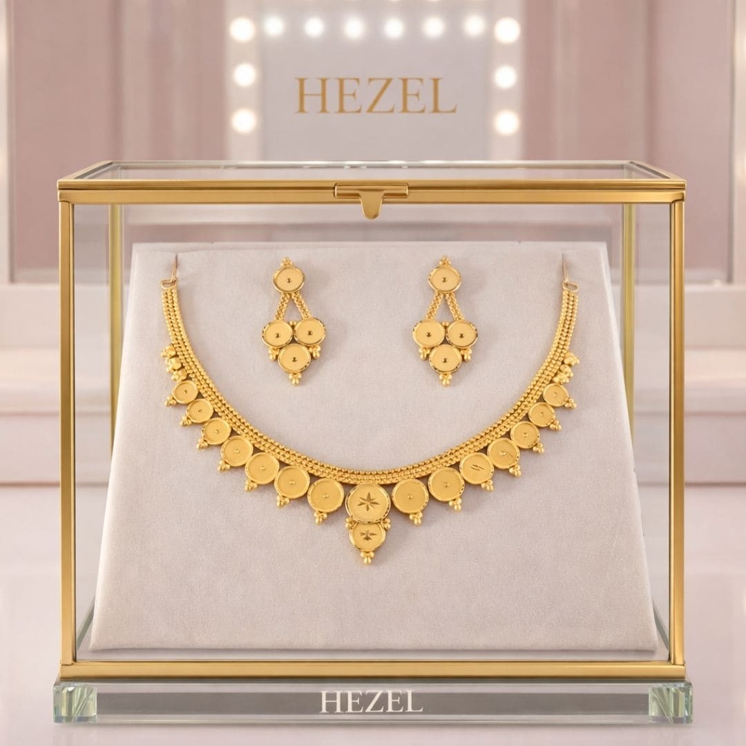 Sunleaf Royale Gold Necklace Set