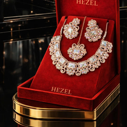 Imperial Blossom Kundan Necklace Set