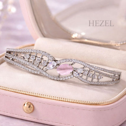 Rosaline Crystal Charm Bracelet