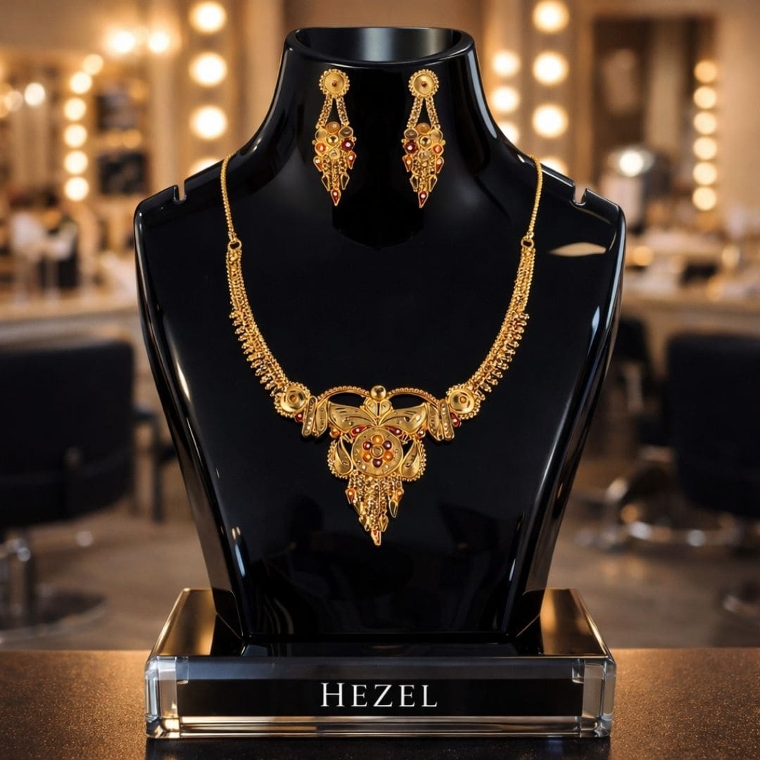 Royal Antique Gold-Tone Necklace Set