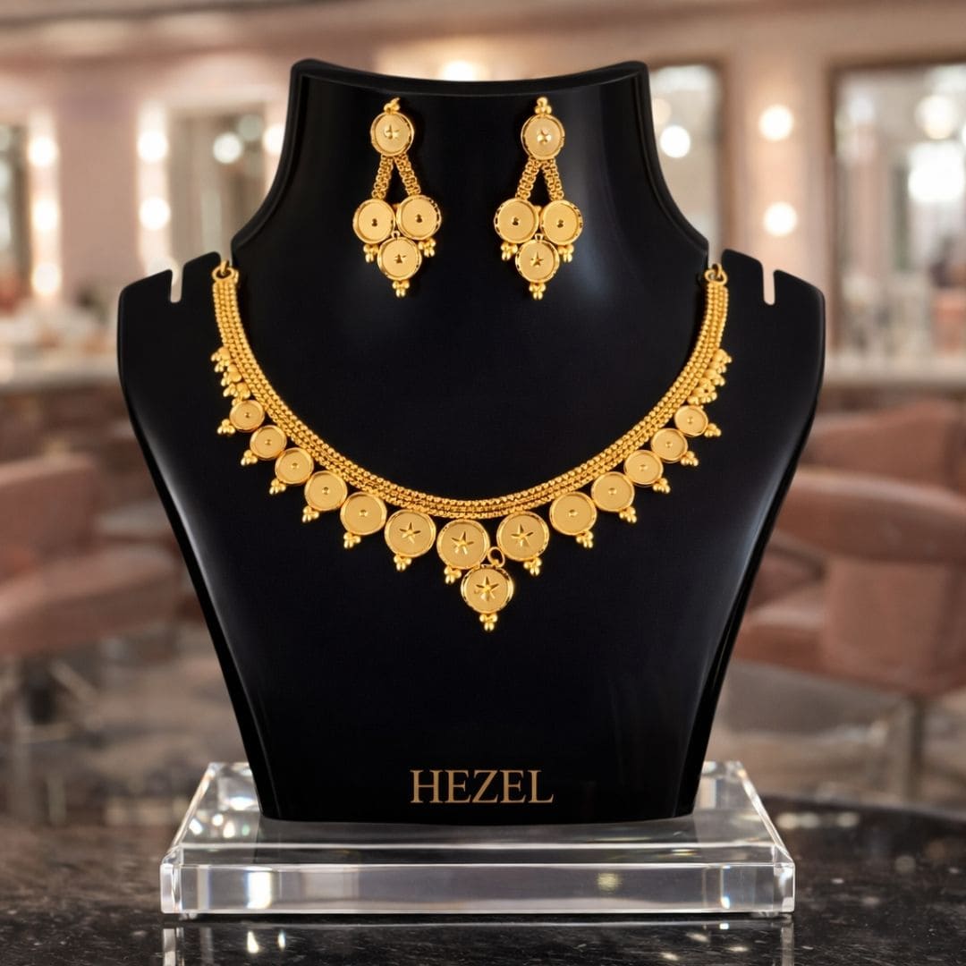 Sunleaf Royale Gold Necklace Set
