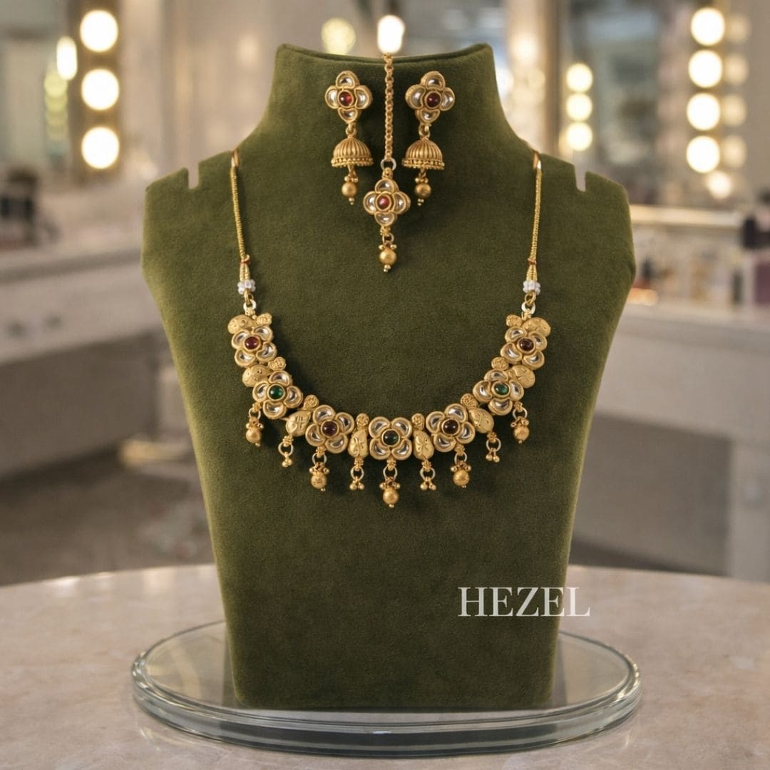 Regal Heritage Gold Necklace Set