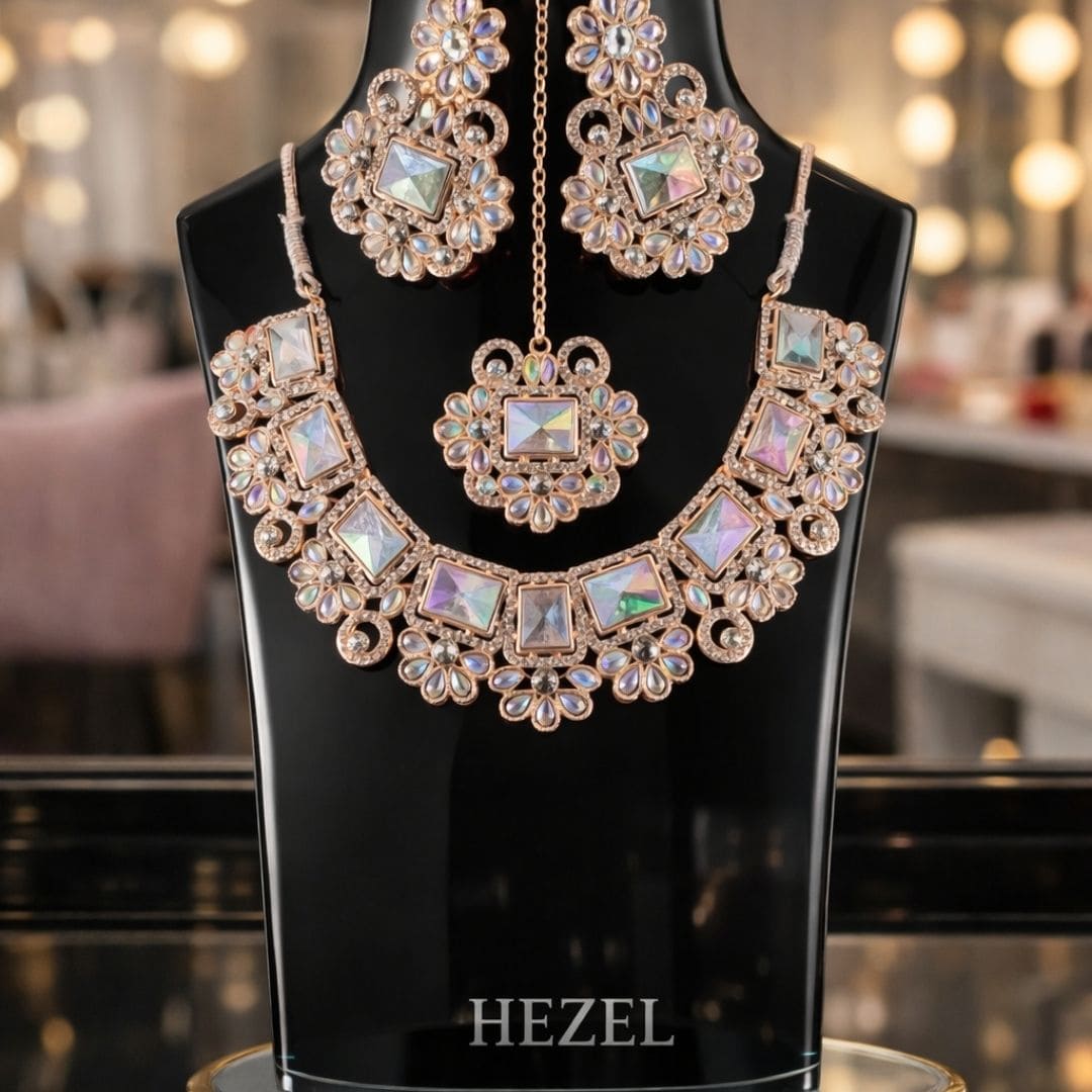 Imperial Blossom Kundan Necklace Set