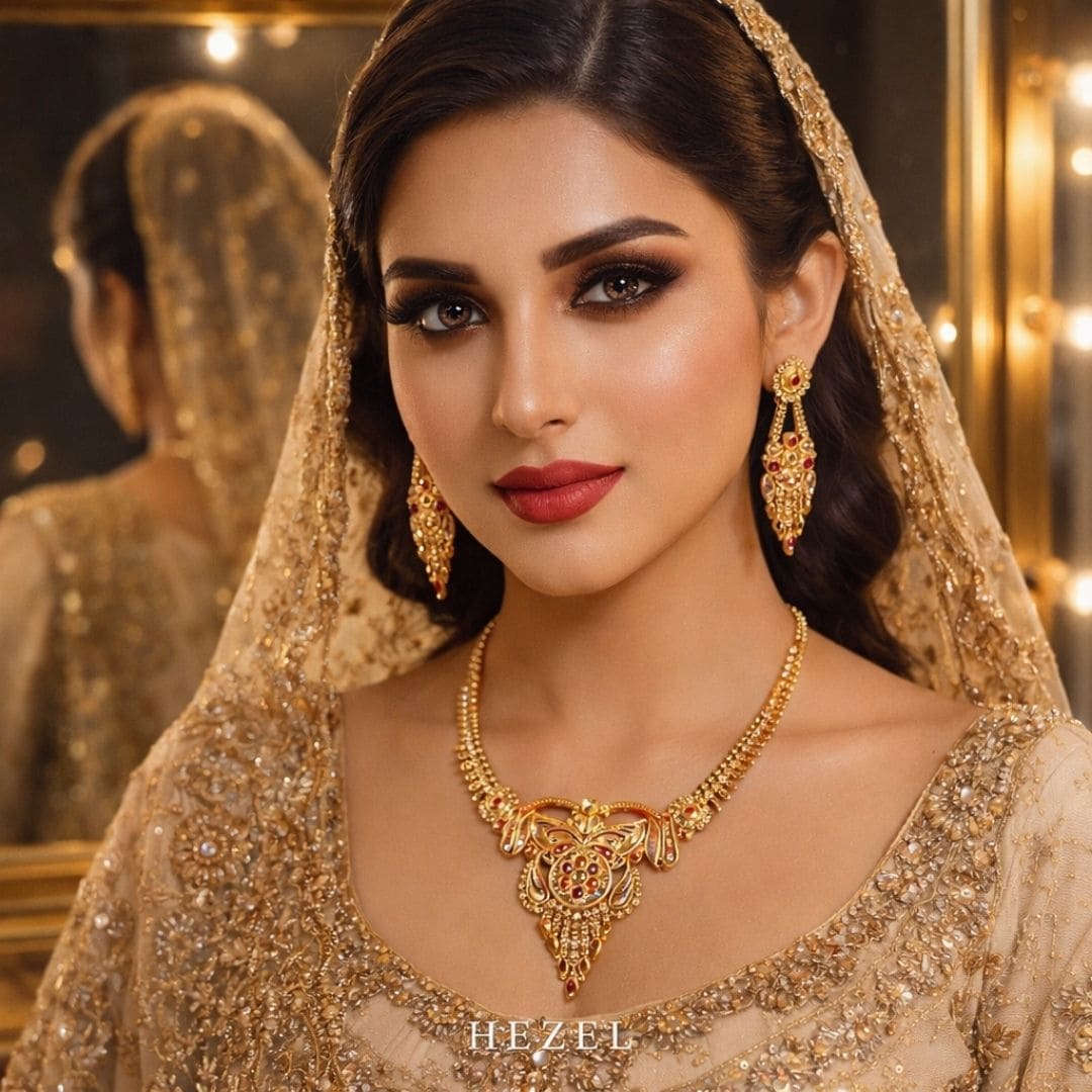 Royal Antique Gold-Tone Necklace Set