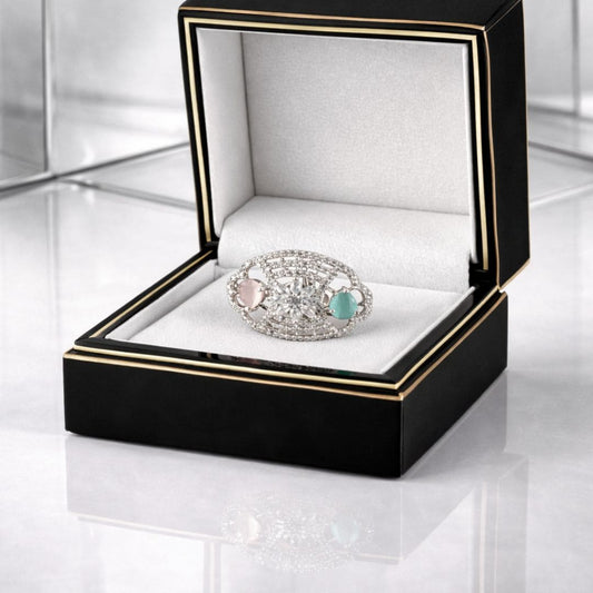 Diamond-Cut Sparkle Rings