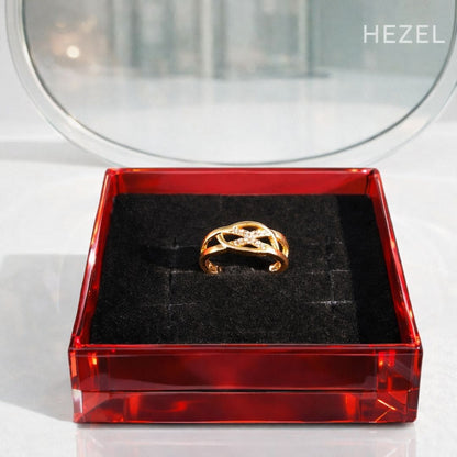 Infinity Weave Gold Ring
