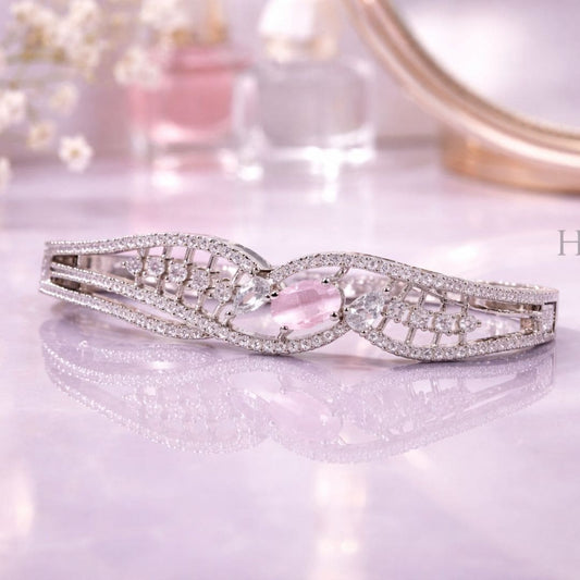 Rosaline Crystal Charm Bracelet