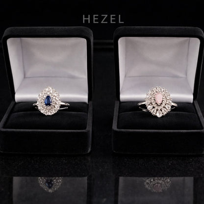 Dual Halo Elegance Rings