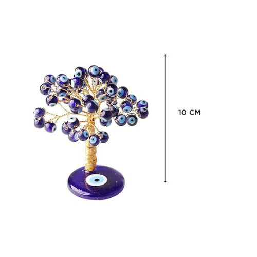 50 Beads Crystal Evil Eye Tree For Postive Aura