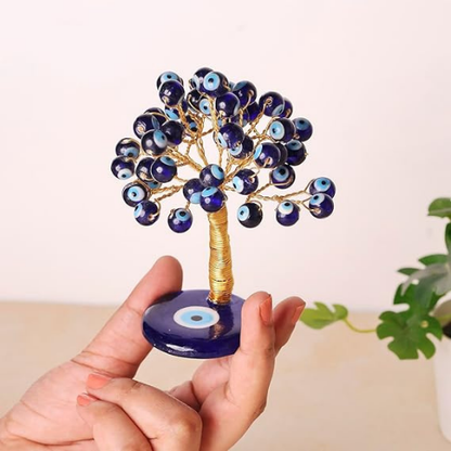 50 Beads Crystal Evil Eye Tree For Postive Aura