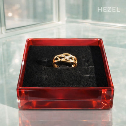 Infinity Weave Gold Ring