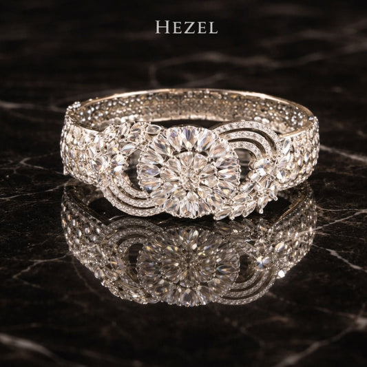 Radiant Halo Crystal Bracelet