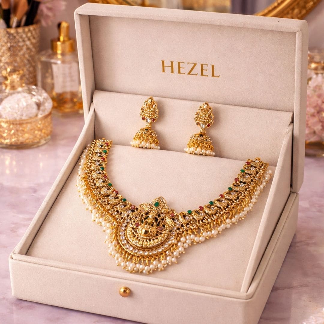 Rani Shringar Gold Necklace Set