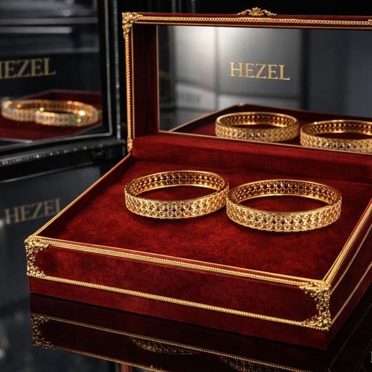 Royal Gold-Tone Bangle Set