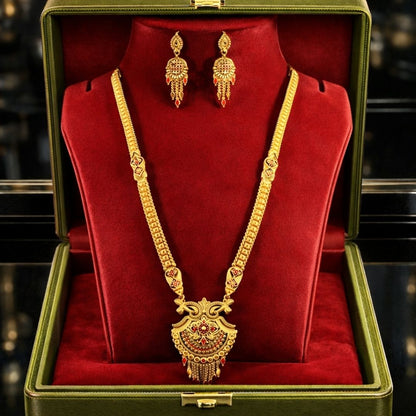 Royal Olive Gold Rani  Set