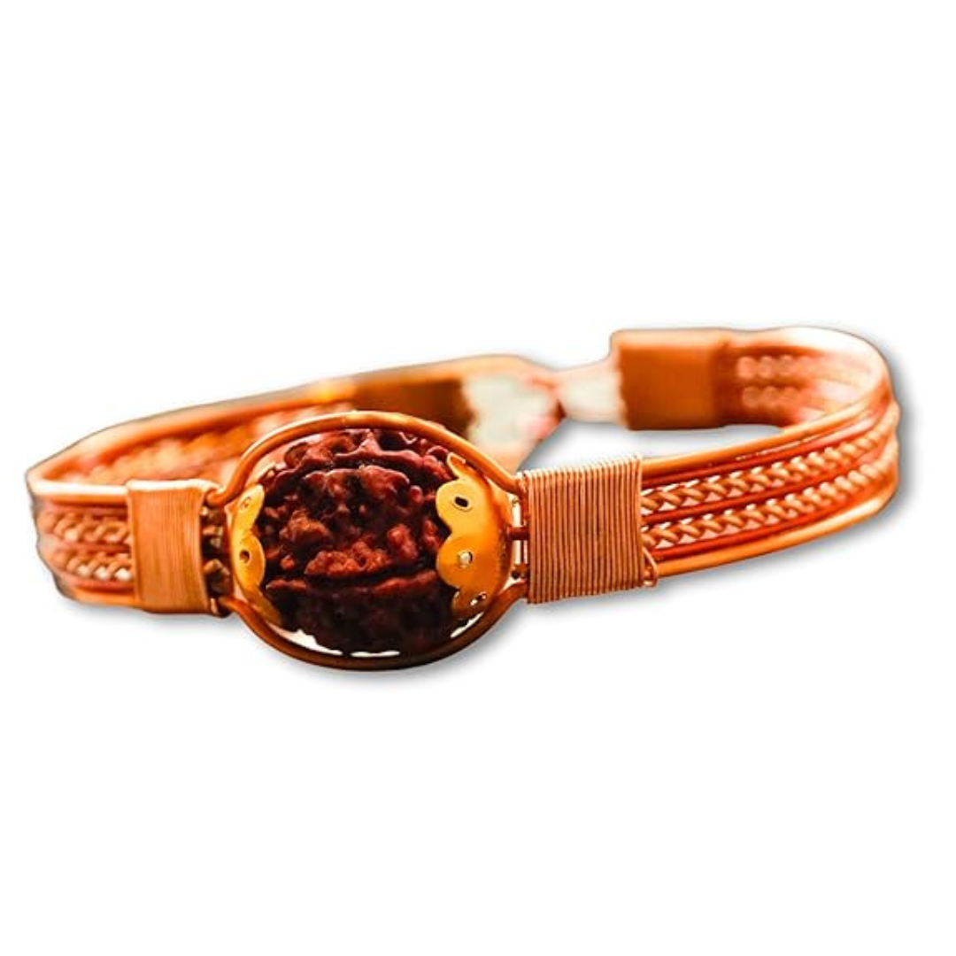 5 Mukhi Rudraksha Copper Bracelet Origin Nepal