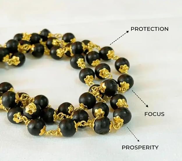 Gold Plated Karungali Mala
