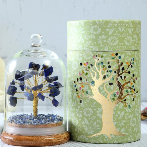 Gemstone Crystal Dome Tree For Positive Aura