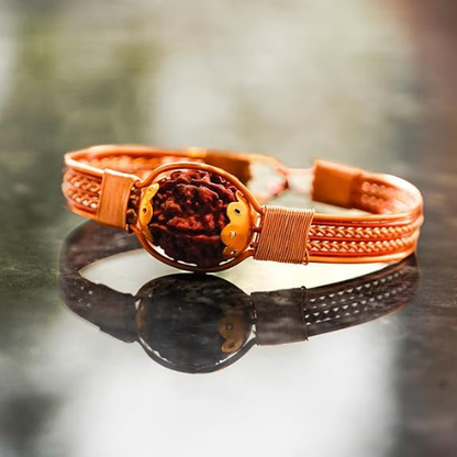 5 Mukhi Rudraksha Copper Bracelet Origin Nepal