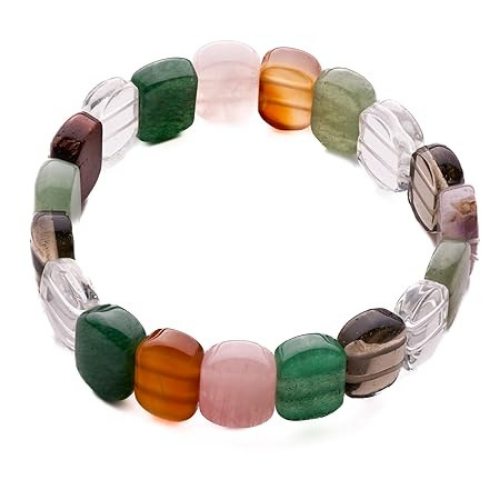 Multi Colour Round Beads Bracelet