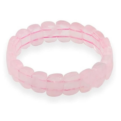 Pink Rose Quartz Beads Bracelet