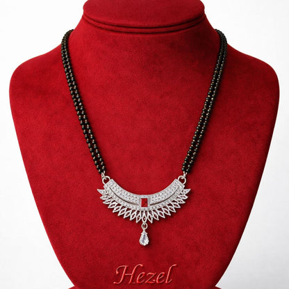 Oxidized Silver Black Beads Mangalsutra Set (Traditional Mangalsutra Style)