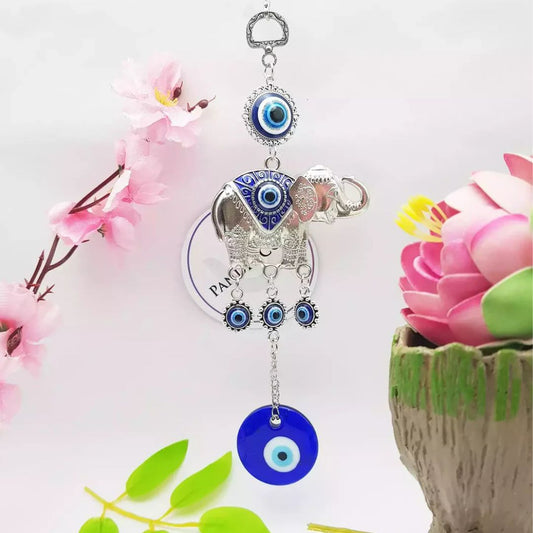 Elephant Evil Eye Hanging for Positive Aura